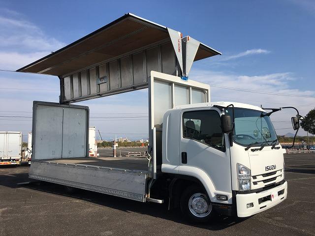 フォワード オートターン式ゲート・フルワイド・アルミウイング　２．８ｔ積・ウィング・オートターン式フルゲートリフター・ベッド・Ｂモニター・アシストゲート・ＥＴＣ・キーレス・ラッシング２段・左電格ミラー・内寸Ｌ６３３２　Ｗ２４１０　Ｈ２２５５（11枚目）