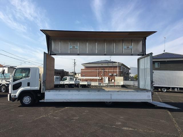 フォワード オートターン式ゲート・フルワイド・アルミウイング　２．８ｔ積・ウィング・オートターン式フルゲートリフター・ベッド・Ｂモニター・アシストゲート・ＥＴＣ・キーレス・ラッシング２段・左電格ミラー・内寸Ｌ６３３２　Ｗ２４１０　Ｈ２２５５（13枚目）