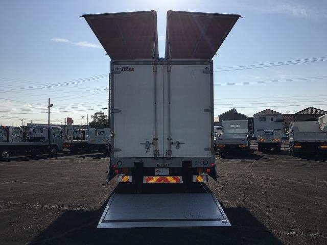 フォワード オートターン式ゲート・フルワイド・アルミウイング　２．８ｔ積・ウィング・オートターン式フルゲートリフター・ベッド・Ｂモニター・アシストゲート・ＥＴＣ・キーレス・ラッシング２段・左電格ミラー・内寸Ｌ６３３２　Ｗ２４１０　Ｈ２２５５（14枚目）