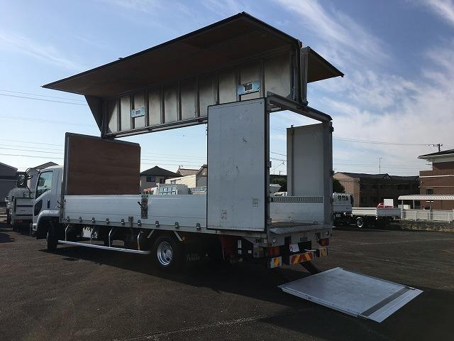 フォワード オートターン式ゲート・フルワイド・アルミウイング　２．８ｔ積・ウィング・オートターン式フルゲートリフター・ベッド・Ｂモニター・アシストゲート・ＥＴＣ・キーレス・ラッシング２段・左電格ミラー・内寸Ｌ６３３２　Ｗ２４１０　Ｈ２２５５（16枚目）