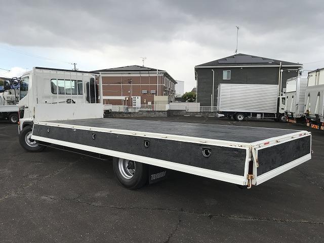 ヒノレンジャー 4t積・6MT・6200平ボディ・アシストゲート 6200ボディ・6MT・4t積・左電格ミラー・ロープ穴4対・ETC・フォグライト・荷台内寸 L6212 W2147 H398・灰皿1つ欠・看板消し跡・キャビン・荷台 キズ、サビ、凹み有り(13枚目)