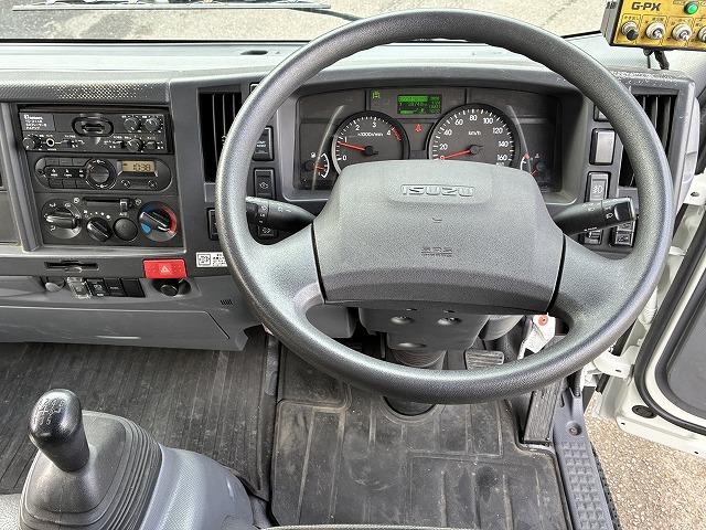 エルフトラック 新明和Ｇ－ＰＸプレス式パッカー・塵芥車・６立米　新明和Ｇ－ＰＸ（ＧＴ０６４）・６立米・プレス式・連続スイッチ・汚水タンク・Ｂモニター・坂道発進補助装置・左電格ミラー・キーレス（31枚目）