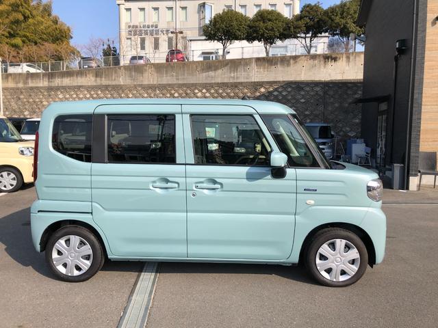 スペーシア ハイブリッドＧ　届出済未使用車　両側スライドドア　クリアランスソナー　衝突被害軽減システム　ＬＥＤヘッドランプ　スマートキー　アイドリングストップ　電動格納ミラー　ベンチシート　ＣＶＴ　盗難防止システム　ＡＢＳ（13枚目）