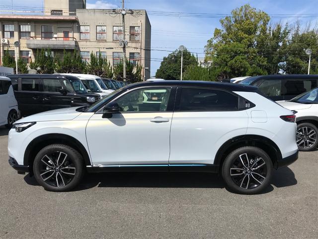 ヴェゼル e:HEV Z・PLaYパッケージ 全周囲カメラ クリアランスソナー オートクルーズコントロール レーンアシスト 衝突被害軽減システム サンルーフ ナビ TV オートライト LEDヘッドランプ 電動リアゲート アルミホイール(27枚目)