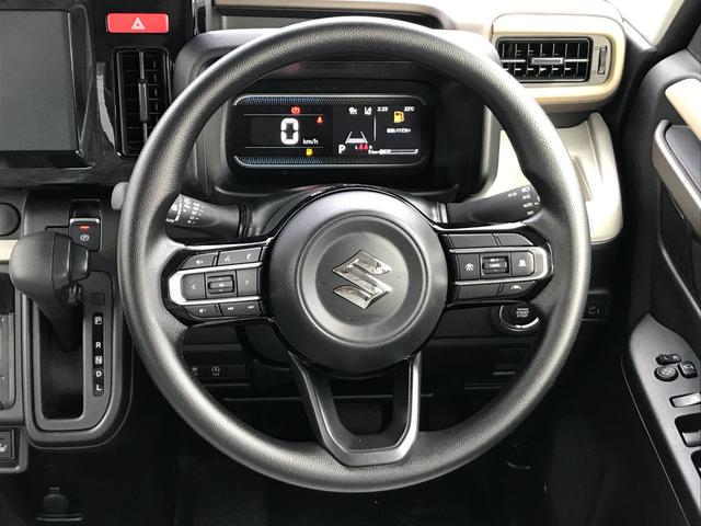 スペーシア ハイブリッドＸ　両側電動スライドドア　クリアランスソナー　オートクルーズコントロール　レーンアシスト　衝突被害軽減システム　オートライト　ＬＥＤヘッドランプ　スマートキー　アイドリングストップ　電動格納ミラー（7枚目）