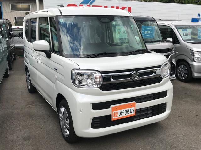 スペーシア ハイブリッドＸ　両側電動スライドドア　クリアランスソナー　オートクルーズコントロール　レーンアシスト　衝突被害軽減システム　オートライト　ＬＥＤヘッドランプ　スマートキー　アイドリングストップ　電動格納ミラー（18枚目）