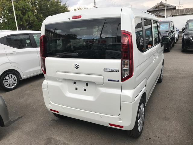 スペーシア ハイブリッドＸ　両側電動スライドドア　クリアランスソナー　オートクルーズコントロール　レーンアシスト　衝突被害軽減システム　オートライト　ＬＥＤヘッドランプ　スマートキー　アイドリングストップ　電動格納ミラー（20枚目）