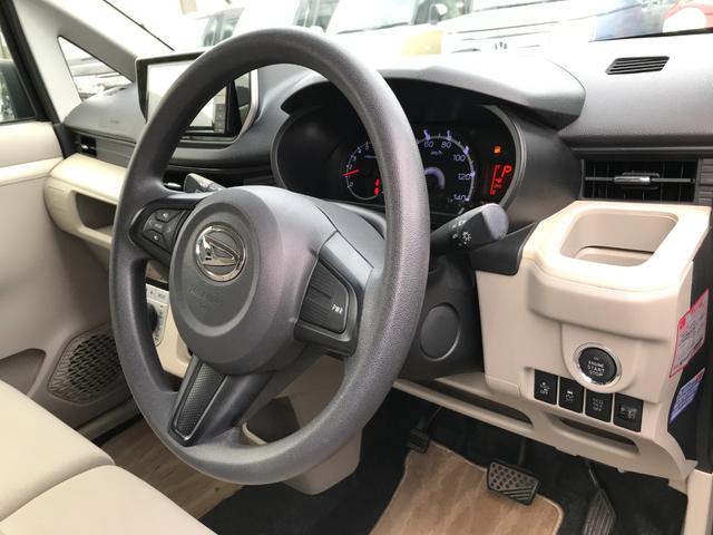 ムーヴ Ｘ　ＳＡ　バックカメラ　クリアランスソナー　衝突被害軽減システム　オートライト　スマートキー　アイドリングストップ　電動格納ミラー　ベンチシート　ＣＶＴ　盗難防止システム　ＡＢＳ　ＥＳＣ　Ｂｌｕｅｔｏｏｔｈ（27枚目）