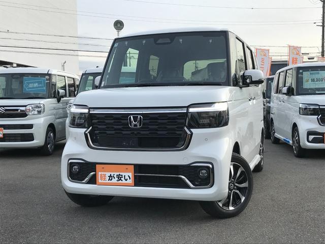 N-BOXカスタム コーディネートスタイル 両側電動スライドドア クリアランスソナー オートクルーズコントロール レーンアシスト 衝突被害軽減システム オートライト LEDヘッドランプ スマートキー アイドリングストップ 電動格納ミラー(16枚目)