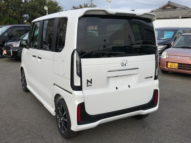 N-BOXカスタム コーディネートスタイル 両側電動スライドドア クリアランスソナー オートクルーズコントロール レーンアシスト 衝突被害軽減システム オートライト LEDヘッドランプ スマートキー アイドリングストップ 電動格納ミラー(30枚目)
