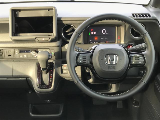 N-BOXカスタム コーディネートスタイル 両側電動スライドドア クリアランスソナー オートクルーズコントロール レーンアシスト 衝突被害軽減システム オートライト LEDヘッドランプ スマートキー アイドリングストップ 電動格納ミラー(38枚目)