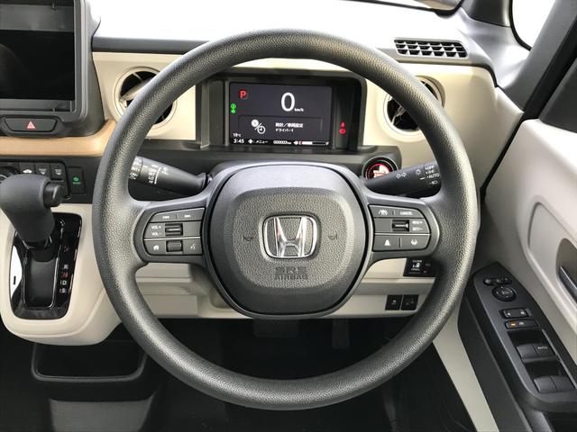 Ｎ－ＢＯＸ ベースグレード　両側スライド・片側電動　クリアランスソナー　オートクルーズコントロール　レーンアシスト　衝突被害軽減システム　オートライト　ＬＥＤヘッドランプ　スマートキー　アイドリングストップ　電動格納ミラー（7枚目）