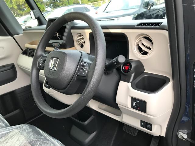 Ｎ－ＢＯＸ ベースグレード　両側スライド・片側電動　クリアランスソナー　オートクルーズコントロール　レーンアシスト　衝突被害軽減システム　オートライト　ＬＥＤヘッドランプ　スマートキー　アイドリングストップ　電動格納ミラー（34枚目）