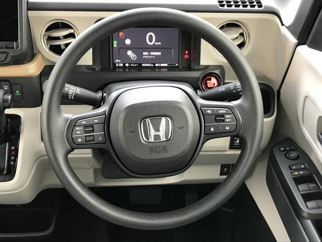 Ｎ－ＢＯＸ ベースグレード　両側スライド・片側電動　クリアランスソナー　オートクルーズコントロール　レーンアシスト　衝突被害軽減システム　オートライト　ＬＥＤヘッドランプ　スマートキー　アイドリングストップ　電動格納ミラー（38枚目）