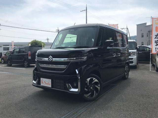 スペーシアカスタム ハイブリッドXS 両側電動スライドドア クリアランスソナー オートクルーズコントロール レーンアシスト 衝突被害軽減システム オートライト LEDヘッドランプ スマートキー アイドリングストップ 電動格納ミラー(5枚目)