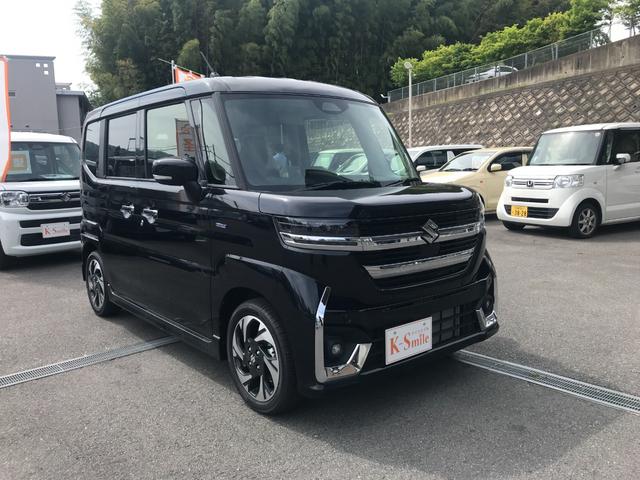 スペーシアカスタム ハイブリッドXS 両側電動スライドドア クリアランスソナー オートクルーズコントロール レーンアシスト 衝突被害軽減システム オートライト LEDヘッドランプ スマートキー アイドリングストップ 電動格納ミラー(7枚目)