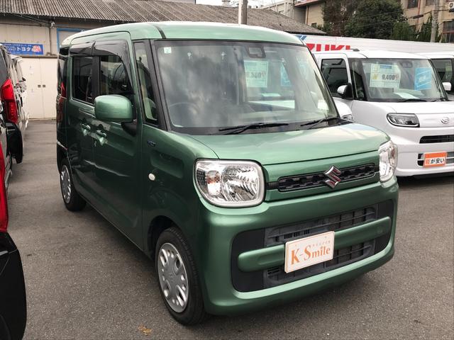 スペーシア ハイブリッドＧ　ＥＴＣ　バックカメラ　両側スライドドア　ナビ　ＴＶ　クリアランスソナー　レーンアシスト　衝突被害軽減システム　オートライト　スマートキー　アイドリングストップ　電動格納ミラー　ベンチシート　ＣＶＴ（19枚目）