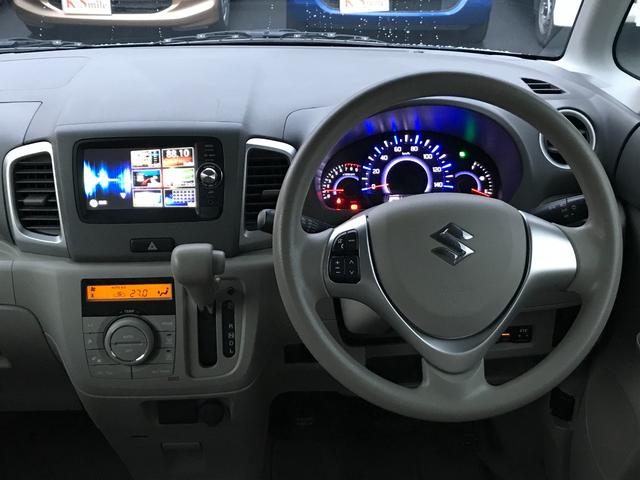 スペーシア T ETC 両側スライド・片側電動 ナビ TV スマートキー アイドリングストップ 電動格納ミラー ベンチシート CVT 盗難防止システム ABS USB 衝突安全ボディ エアコン パワーステアリング(8枚目)