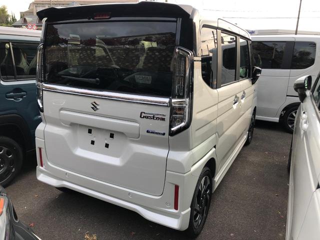 スペーシアカスタム ハイブリッドＸＳ　両側電動スライドドア　クリアランスソナー　オートクルーズコントロール　レーンアシスト　衝突被害軽減システム　オートライト　ＬＥＤヘッドランプ　スマートキー　アイドリングストップ　電動格納ミラー（9枚目）