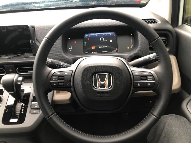 フリード エアー　ＥＸ　クリアランスソナー　オートクルーズコントロール　レーンアシスト　衝突被害軽減システム　両側電動スライドドア　オートライト　ＬＥＤヘッドランプ　スマートキー　電動格納ミラー　シートヒーター　３列シート（21枚目）