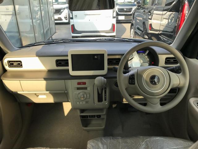 アルトラパン ハイブリッドL クリアランスソナー レーンアシスト 衝突被害軽減システム オートライト LEDヘッドランプ スマートキー アイドリングストップ 電動格納ミラー シートヒーター ベンチシート CVT 盗難防止システム(7枚目)