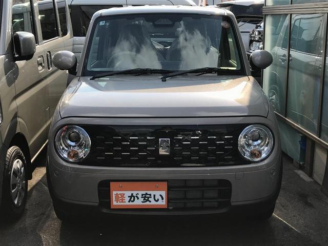 アルトラパン ハイブリッドL クリアランスソナー レーンアシスト 衝突被害軽減システム オートライト LEDヘッドランプ スマートキー アイドリングストップ 電動格納ミラー シートヒーター ベンチシート CVT 盗難防止システム(18枚目)