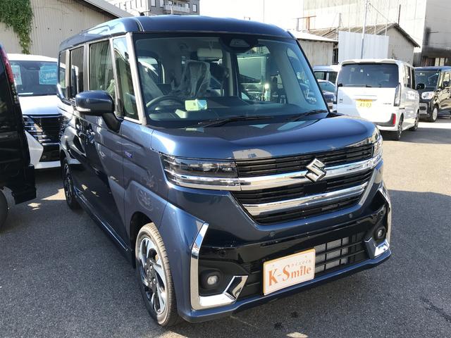 スペーシアカスタム ハイブリッドＸＳ　両側電動スライドドア　クリアランスソナー　オートクルーズコントロール　レーンアシスト　衝突被害軽減システム　オートライト　ＬＥＤヘッドランプ　スマートキー　アイドリングストップ　電動格納ミラー（19枚目）