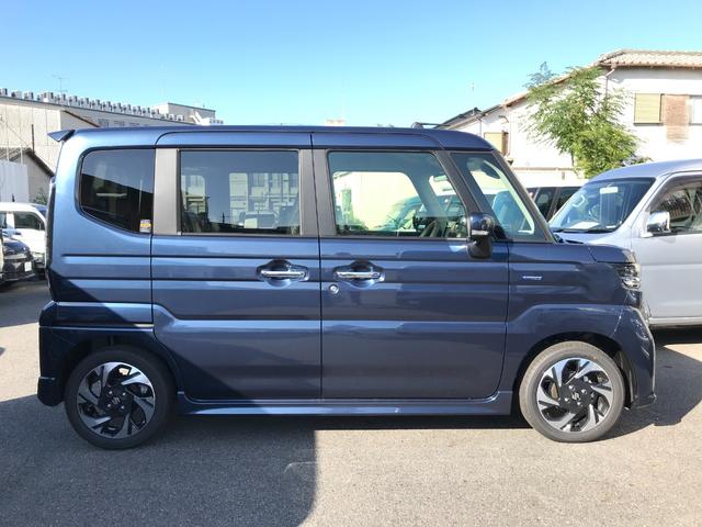 スペーシアカスタム ハイブリッドＸＳ　両側電動スライドドア　クリアランスソナー　オートクルーズコントロール　レーンアシスト　衝突被害軽減システム　オートライト　ＬＥＤヘッドランプ　スマートキー　アイドリングストップ　電動格納ミラー（27枚目）