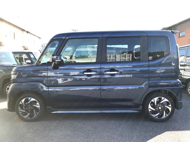 スペーシアカスタム ハイブリッドＸＳ　両側電動スライドドア　クリアランスソナー　オートクルーズコントロール　レーンアシスト　衝突被害軽減システム　オートライト　ＬＥＤヘッドランプ　スマートキー　アイドリングストップ　電動格納ミラー（28枚目）