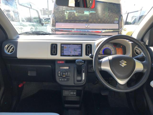 アルト Ｘ　ＥＴＣ　バックカメラ　ナビ　ＴＶ　衝突被害軽減システム　スマートキー　アイドリングストップ　電動格納ミラー　シートヒーター　ＣＶＴ　盗難防止システム　ＡＢＳ　ＥＳＣ　ＣＤ　アルミホイール（4枚目）