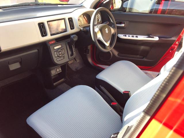 アルト Ｘ　ＥＴＣ　バックカメラ　ナビ　ＴＶ　衝突被害軽減システム　スマートキー　アイドリングストップ　電動格納ミラー　シートヒーター　ＣＶＴ　盗難防止システム　ＡＢＳ　ＥＳＣ　ＣＤ　アルミホイール（23枚目）