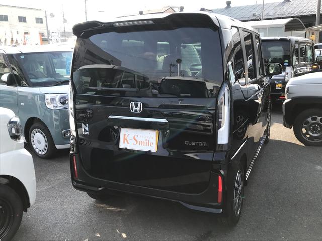 Ｎ－ＢＯＸカスタム ベースグレード　両側電動スライドドア　クリアランスソナー　オートクルーズコントロール　衝突被害軽減システム　オートライト　ＬＥＤヘッドランプ　スマートキー　アイドリングストップ　電動格納ミラー　シートヒーター（19枚目）