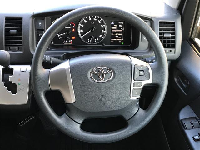 ハイエースバン ロングＤＸ　ＧＬパッケージ　ＥＴＣ　クリアランスソナー　レーンアシスト　衝突被害軽減システム　両側スライドドア　オートマチックハイビーム　オートライト　キーレスエントリー　電動格納ミラー　ＡＴ　１００Ｖ電源（8枚目）