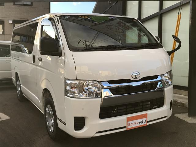 ハイエースバン ロングＤＸ　ＧＬパッケージ　ＥＴＣ　クリアランスソナー　レーンアシスト　衝突被害軽減システム　両側スライドドア　オートマチックハイビーム　オートライト　キーレスエントリー　電動格納ミラー　ＡＴ　１００Ｖ電源（18枚目）