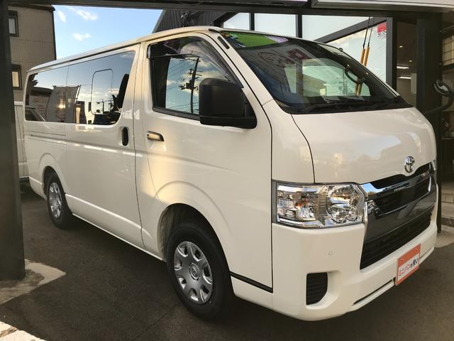 ハイエースバン ロングＤＸ　ＧＬパッケージ　ＥＴＣ　クリアランスソナー　レーンアシスト　衝突被害軽減システム　両側スライドドア　オートマチックハイビーム　オートライト　キーレスエントリー　電動格納ミラー　ＡＴ　１００Ｖ電源（19枚目）