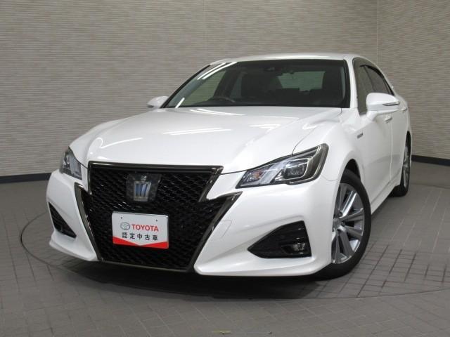 クラウンハイブリッド アスリートS J-フロンティア 革 地デジ クルコン LEDヘッドライト アルミホイール 電動シート 盗難防止装置 ETC車載器 キーレス ABS ナビ&TV メモリーナビ ドラレコ 横滑り防止機能 DVD バックカメラ エアコン(4枚目)