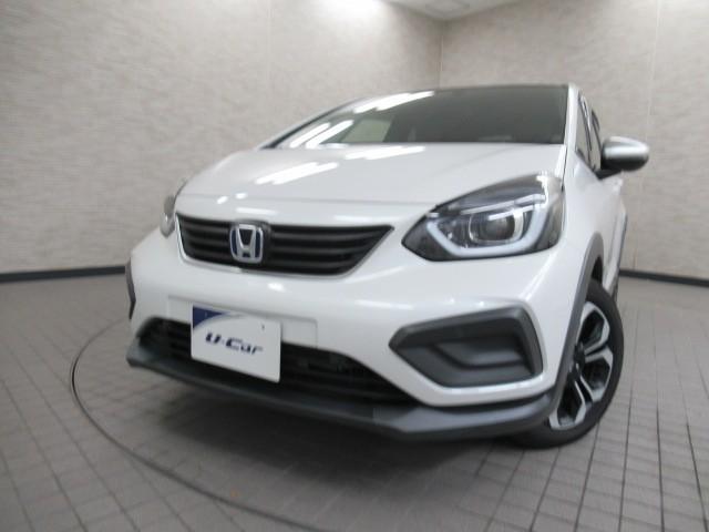 フィット ｅ：ＨＥＶクロスター　メモリナビ　１オーナー　アルミ　フルオートエアコン　ＬＥＤランプ　エアバッグ　サイドエアバック　地デジ　オートクルーズコントロール　ＶＳＡ　ＥＴＣ　バックカメラ　ＤＶＤ再生可能　パワステ　ＡＢＳ（5枚目）
