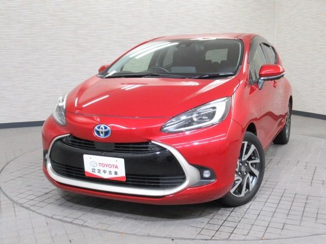 アクア Z LEDヘッドライト スマートキー 100V電源 イモビライザー アルミホイール オートクルーズコントロール エアコン ESC ナビ カーテンエアバッグ ETC キーレス パワーウインドウ ABS(4枚目)