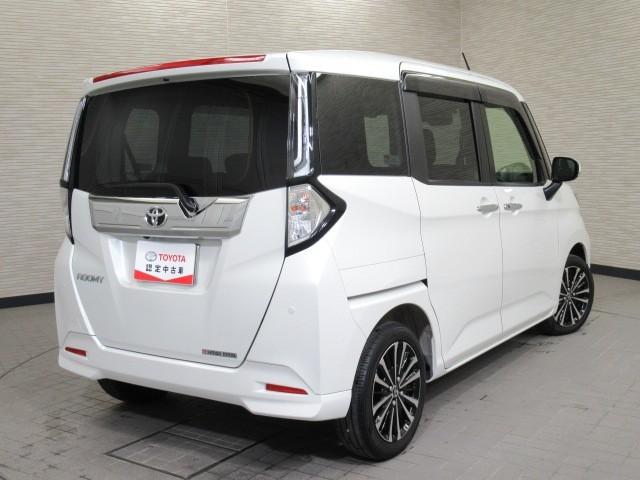 ルーミー カスタムＧ－Ｔ　助手席エアバック　両側オートスライドドア　スマートキープッシュスタート　ＬＥＤライト　１オーナー　横滑り防止機能　クルコン　ワンセグテレビ　ＥＴＣ付　アルミホイール　キーレス　ナビ＆ＴＶ　セキュリティ（6枚目）