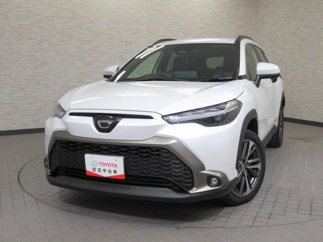 カローラクロス ハイブリッド Z PCS フルセグテレビ LEDヘッドライト Bカメラ ナビ・TV インテリジェントキー パワーシート キーフリー ドライブレコーダー アルミホイール ETC 盗難防止 オートエアコン ワンオーナー(4枚目)