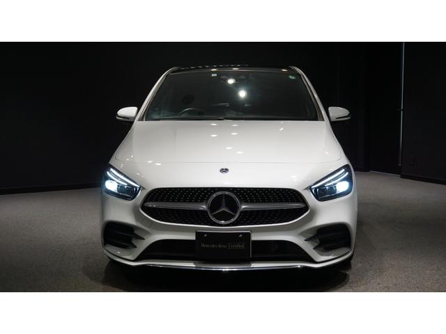 Ｂクラス Ｂ１８０　ＡＭＧラインパッケージ　ＡＭＧレザーエクスクルーシブパッケージ　アドバンスドパッケージ　パノラミックスライディングルーフ　３６０°カメラ　メモリー付きパワーシート　シートヒーター　マルチビームＬＥＤヘッドライト（5枚目）