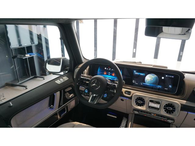 Gクラス G63 ローンチエディション AMGカーボンファイバーインテリアトリム AMGナイトパッケージ Burmesterサラウンド ガラススライディングルーフ シートベンチレータ マットブラック21インチAMG5ツインスポークホイール(14枚目)