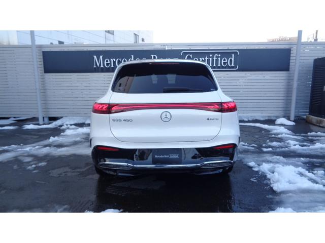 EQS SUV EQS450 4マチック SUV AMGライン、デジタルインテリアpkg、ショーファーpkg、ブラウンマグノリアウッド、タイヤ4本新品交換(3枚目)