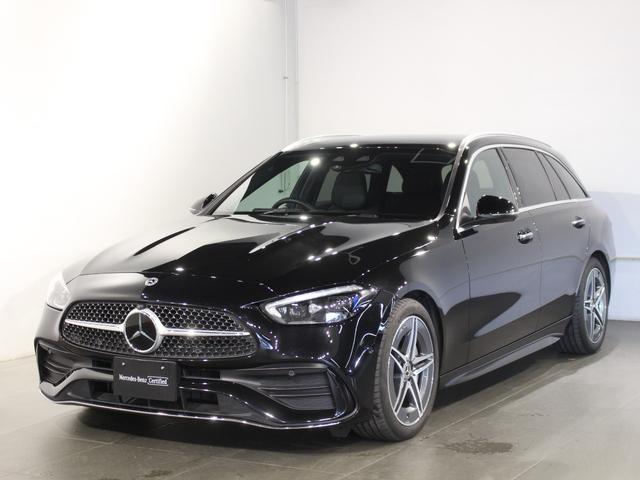 Cクラスステーションワゴン C200ステーションワゴンアバンギャルドAMGライン レザーエクスクルーシブパッケージAMGラインオブシディアンブラックMBUX(4枚目)