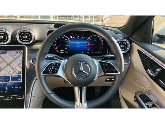 Ｃ２２０ｄ　４マチック　オールテレイン　レザーエクスクルーシブパッケージ　オパリスホワイト　運転席助手席メモリー機能付きパワーシート　シートヒーター　レーダーセーフティパッケージ　純正アルミ　ベージュレザー　ＭＢＵＸ　タイプＣ　ルーフレール(44枚目)