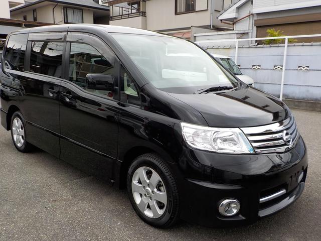 セレナ ハイウェイスター ナビ テレビ ETC 電動格納ミラー アルミホイール スマートキー スペアキー 禁煙車(4枚目)