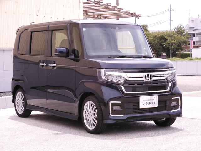 Ｎ－ＢＯＸカスタム Ｌターボ　７インチナビ　両側電動スライドドア　シートヒーター　バックカメラ　障害物センサー　ＥＴＣ　ＤＶＤ　Ｂｌｕｅｔｏｏｔｈ　ＬＥＤヘッドライト　横滑り防止装置　衝突被害軽減ブレーキ　純正アルミホイール（33枚目）