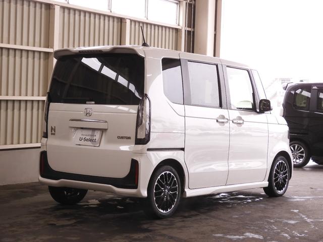 N-BOXカスタム ターボコーディネートスタイル 8インチナビ バックカメラ ドラレコ ETC アダプティブクルーズコントロール 両側電動スライドドア シートヒーター Bluetooth LEDヘッドライト 衝突被害軽減ブレーキ パドルシフト 禁煙車(15枚目)