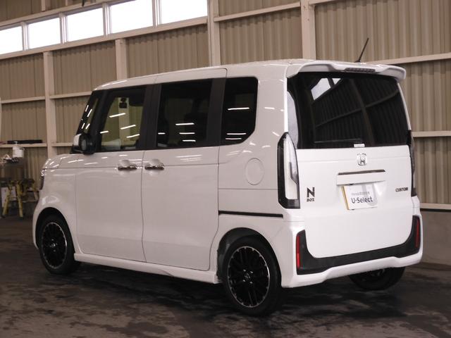 N-BOXカスタム ターボコーディネートスタイル 8インチナビ バックカメラ ドラレコ ETC アダプティブクルーズコントロール 両側電動スライドドア シートヒーター Bluetooth LEDヘッドライト 衝突被害軽減ブレーキ パドルシフト 禁煙車(27枚目)