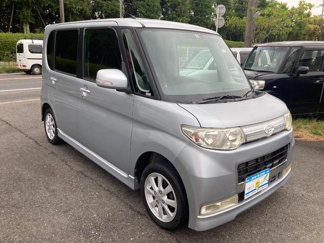 タント カスタムX 禁煙車 スマートキー オートエアコン サイドウインカーミラー CDオーディオ 燃費基準プラス5%達成車 低排出ガス車 助手席側後部スライドドア 助手席側センターピラーレス(8枚目)